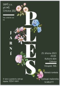 Jarní ples Mateřské Školky